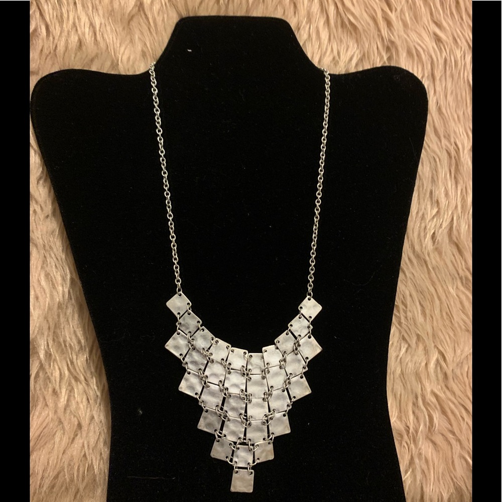 American Eagle Outfitters silver toned necklace.